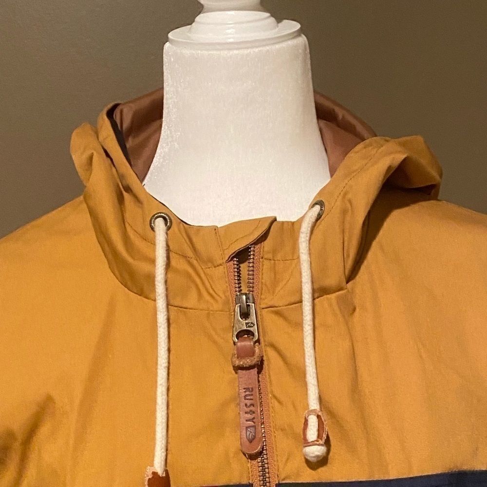 Rusty Color Block Lined Jacket Size Small - Picture 10 of 14